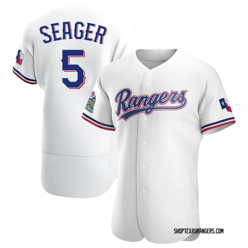 Unsigned Texas Rangers Corey Seager Fanatics Authentic Hits Out to