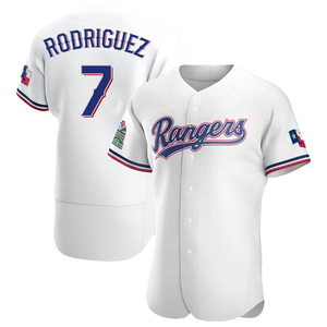 Texas Rangers Ivan Rodriguez #7 Cool Flex Base Men's Stitched