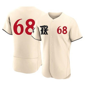 Men's Texas Rangers Joe Barlow Authentic Cream 2023 City Connect Jersey