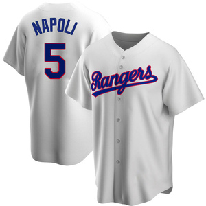 Texas Rangers Mike Napoli MLB Red Baseball Jersey Youth Large