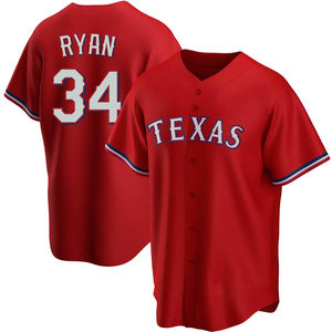 Nolan Ryan #34 Texas Rangers Red Alternate Flex Base Jersey - Cheap MLB  Baseball Jerseys